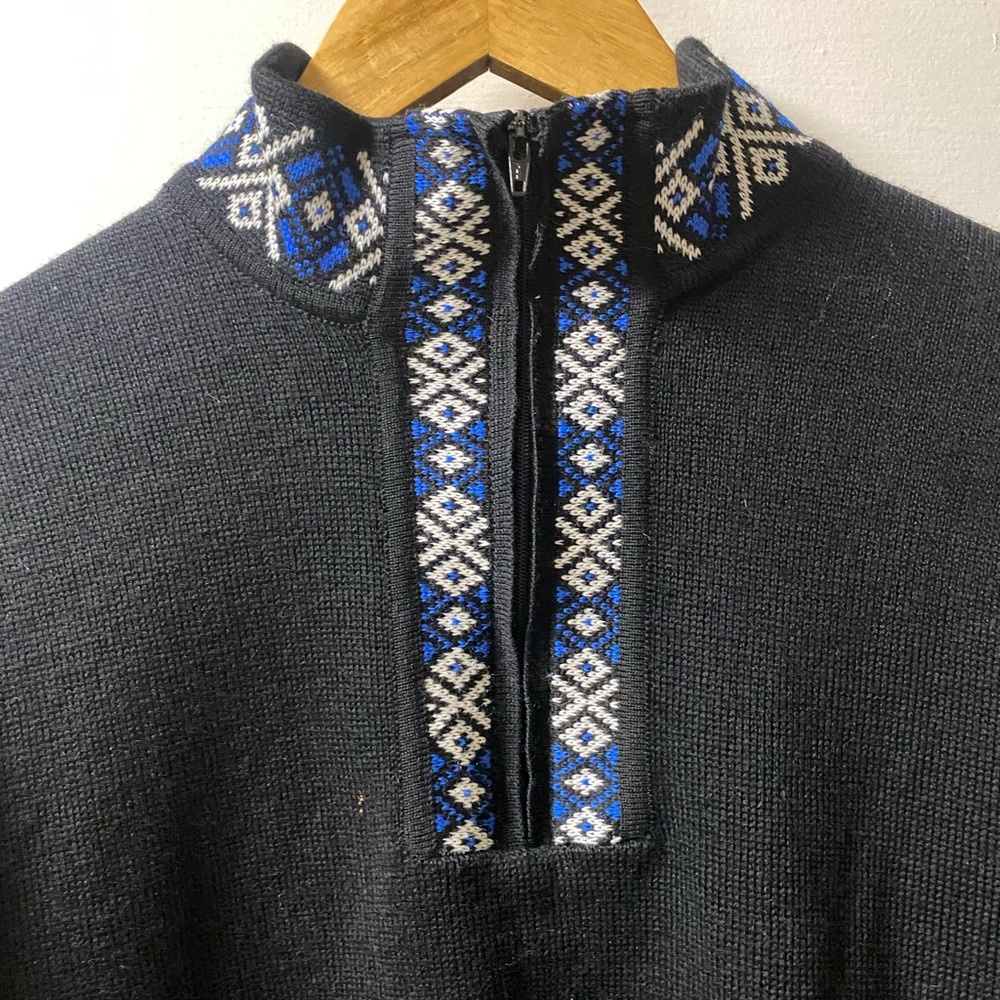 OLYMPIAN 80's Vintage Women’s Wool Ski Sweater Size Large - Picture 3 of 6